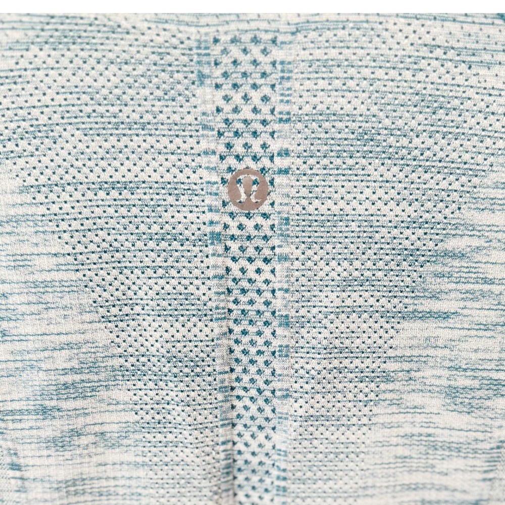 Lululemon Women's Swiftly Tech Short Sleeve Scoop Heathered Tofino Teal Sz 8 - Picture 10 of 10